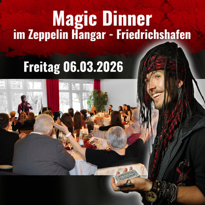 Ticket - Magic Dinner im Zeppelin Hangar | Friedrichshafen