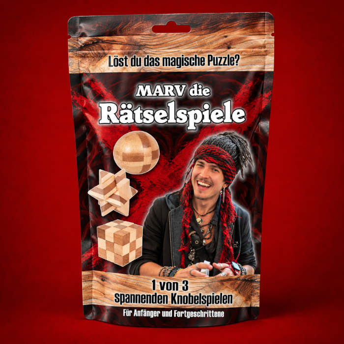 MARV Rätselspiel – Magisches Holz-Knobelspiel